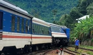 Lập tổ điều tra nguyên nhân tàu trật bánh ở Thừa Thiên Huế